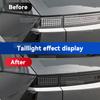 For HYUNDAI IONIQ 5 2025 Car Headlight Smoked Black TPU Protective Film Front Light Tint Change Color Sticker Accessories