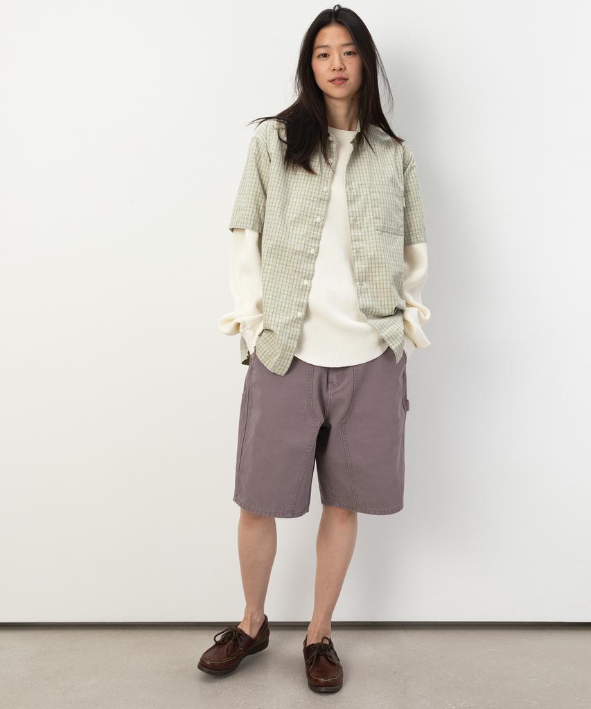 THISISNEVERTHAT Check S/S Shirt Lemon