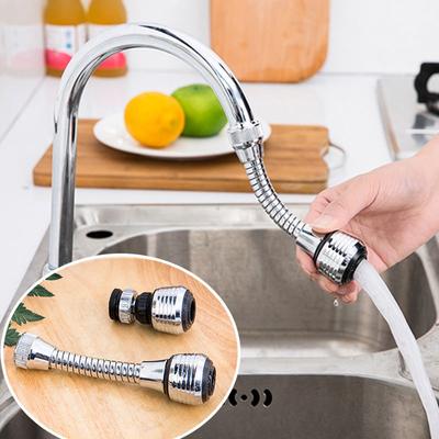Flexible Faucet Extension for Mop Sink, Splash-proof Head and Filter Sprayer