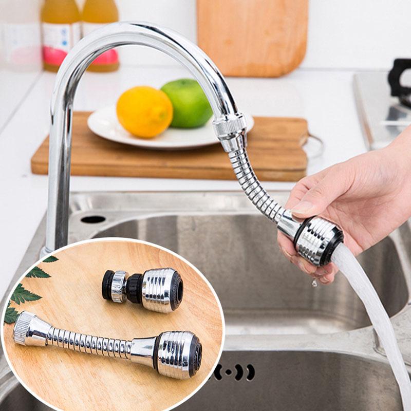 

Flexible Faucet Extension for Mop Sink, Splash-proof Head and Filter Sprayer