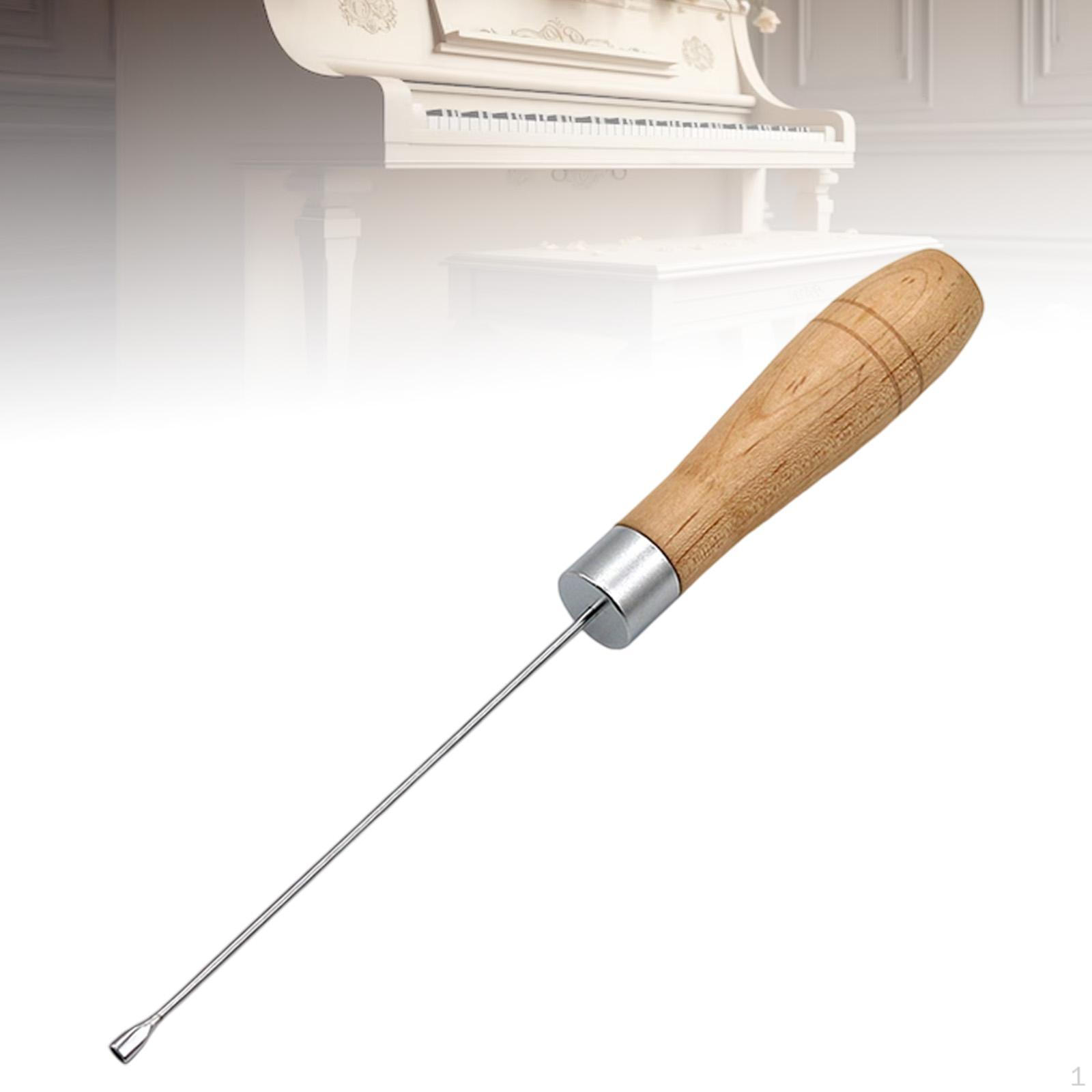 

Инструмент для обслуживания рычага настройки фортепиано Удобная рукоятка Деревянная ручка Портативный гаечный ключ со шкалой 1825A