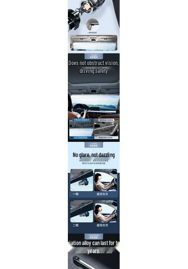 Sunshade Car Window Curtains - Windshield Protection & Heat Insulation.