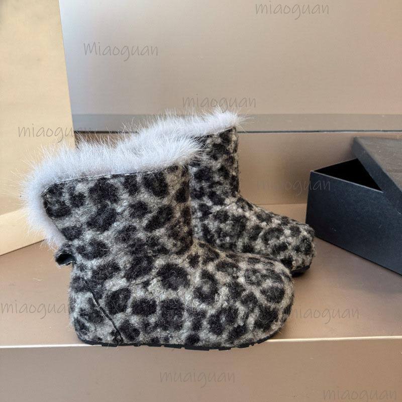 Autumn Winter Fur Snow Boots Comfortable Round Toe Height Increasing Short Boots Size 35-40 Female Cozy Warm Shoes Botas Mujer
