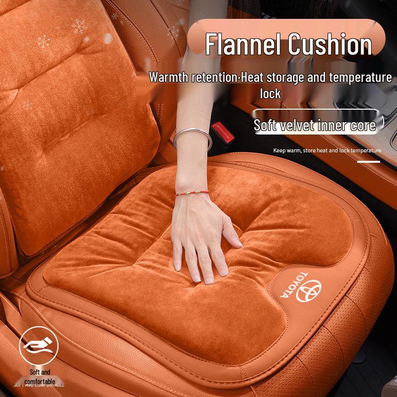 Winter- Flanell-Sitzkissen für Toyota Crown, Land Cruiser und Vellfire - Warme, Frostschutz-Rückenlehne