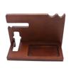 Wood Docking Station Multifunctional Wood Phone Docking Station Desktop Storage Bracket for Watch Glasses Key Jewelry