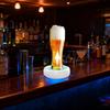   Vibration Beer Foamer Anti Slip Portable Beer Bubbler Maker Machine with 1800mAh Battery for Family Gatherings Bar White