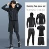 WEZHO Men's 5-Piece Quick-Dry Compression Sports Suit