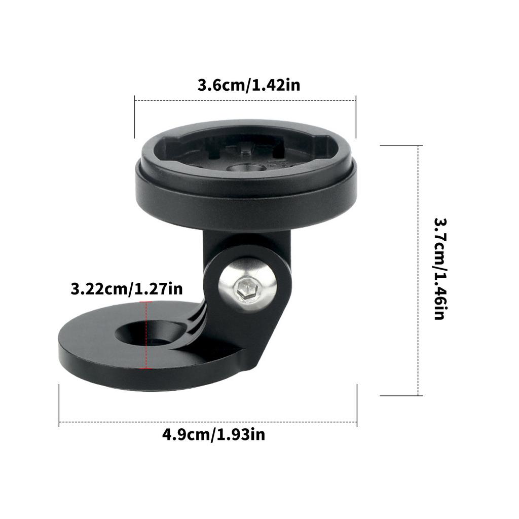 Durability Cycling Speedometers Holder Quickly Install Bike Computer Mount for Front Light and Cameras