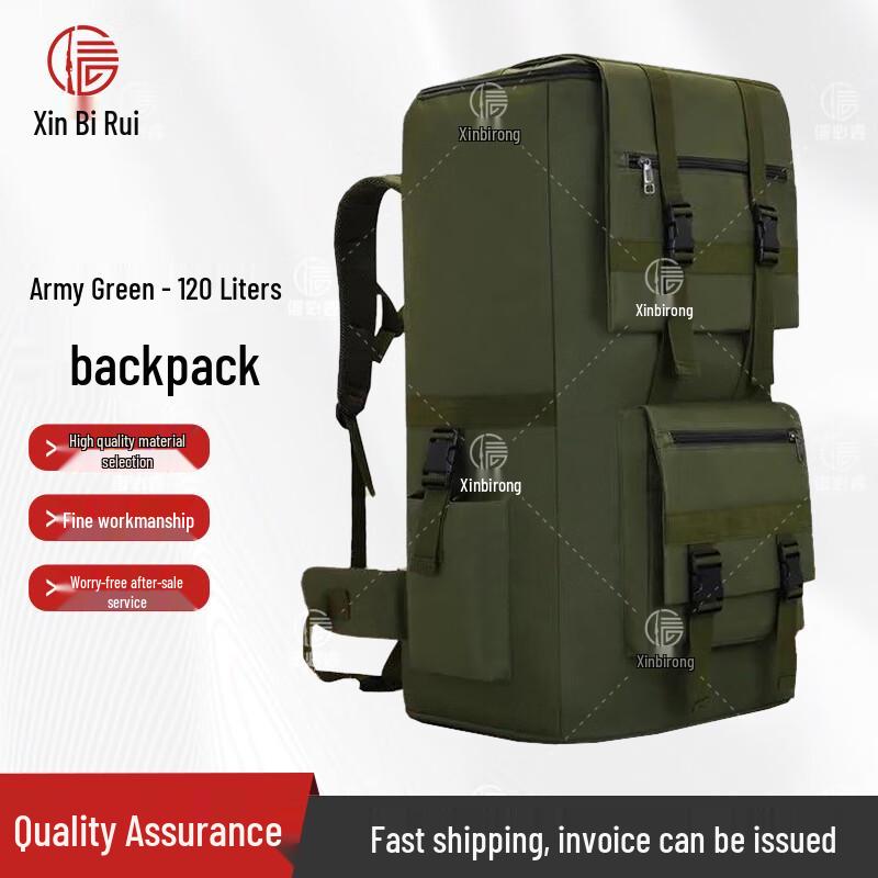 XinBiRui 120L Waterproof Outdoor Travel Backpack