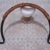Sturdy Teapot Handle High Grade Iron Suede Wear Resistant Easy Clean Kettle Handle Retro Style Daily Use Teapot