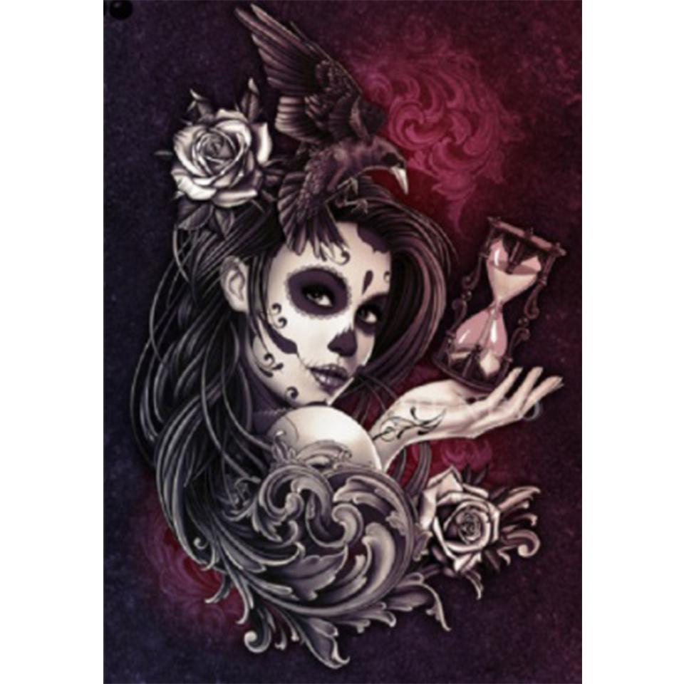 5D DIY Halloween Diamond Painting Full Diamond Embroidery Beauty Rhinestone Art Picture Mosaic Cross Stitch Kit Home Decor