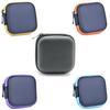 Square Pocket Hard Case Storage Bag for Headphone Earphone Earbuds TF SD Card