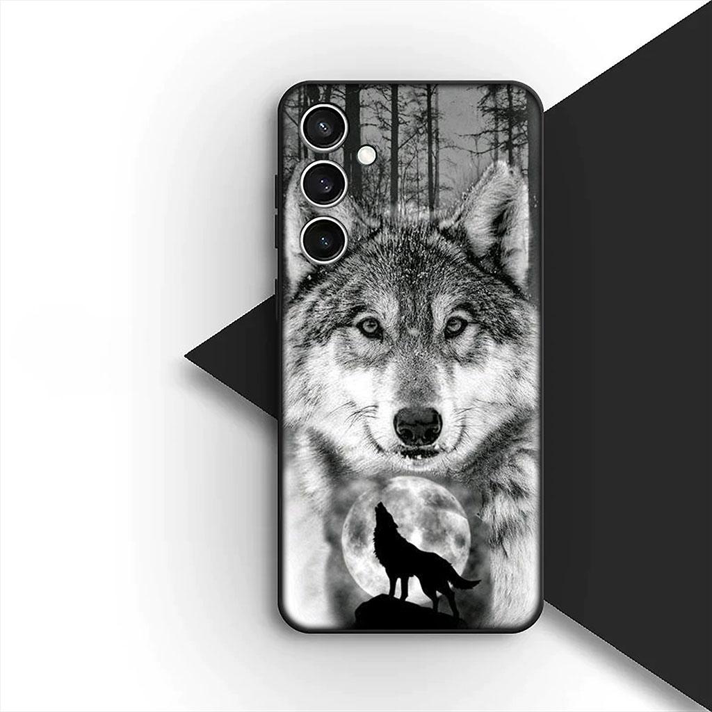 Stalking Wolf Art Tiger Silicone Phone Cover for Motorola Moto Edge 70 60 Fusion NEO Pro G Stylus G56 G96 G04 G05 20 Soft Case