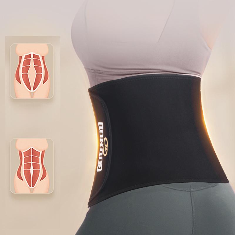 Gounod Sports Sweat Belt for Fitness Running Cycling Heat Gathering Waist Sweating Abdomen Workout