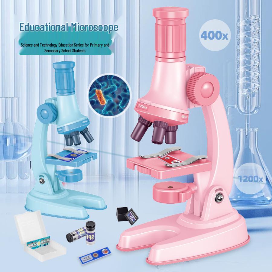 1200x HD Optical Microscope for Kids - Science Education Toy for School Experiments