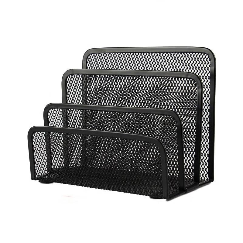 XIECEGN X8031 Metal Mesh 3-Compartment Desk Organizer
