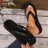 Women's Stylish Casual Solid Colour Flip-flops, Comfortable and Soft, Suitable for All Seasons, Perfect for Everyday Life, Work or Beach Holidays