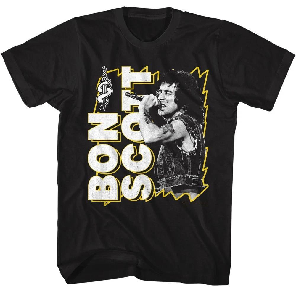 Bon Scott Lightning Frame Music Shirt Black Unisex S-5XL EM1654 XL