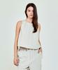 Depassion Shirred Point Sleeveless (Light Beige)
