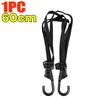 Motorcycle Helmet Luggage Strap with Adjustable Elastic Band and Hooks Multi-functional Luggage Elastic Rubber Band Strap