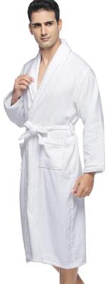 Cotton Bathrobe Terry Thin or or Organic Soft To the Bath Accessories [HOME WAY] 100% Gown, Cloth, Thick, Men's Women's, Cotton, Loungewear, Touch,
