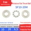 Compact Flat Thrust Ball Bearing: F6-12M, F8-14M, F8-16M, F10-18M, F10-20M.