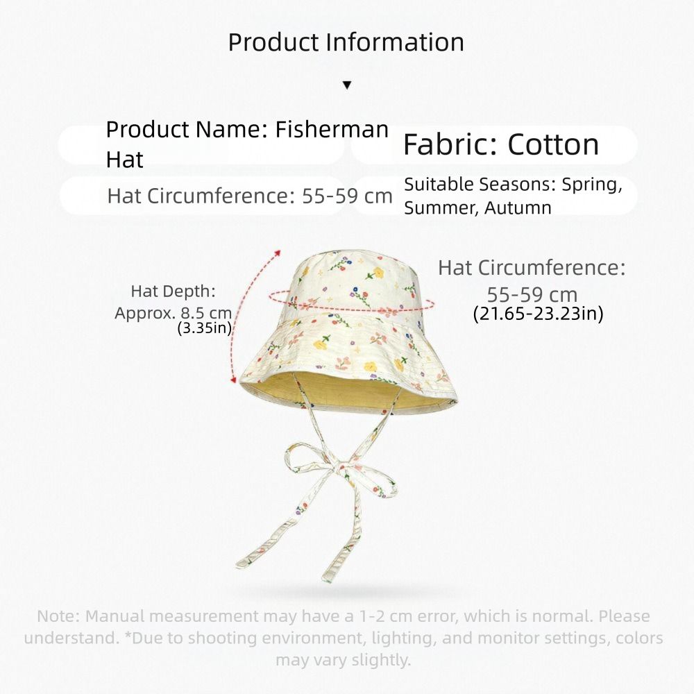 Floral Print Panama Bucket Hats Reversible Sun Protection Women Fisherman Hat Large Brim Cute Sweet Summer Sun Hats Female Girls