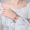 Jewelry Bracelet Red Corundum Zircon Inlaid Women's Retro Personalized Fashion Rose Mountain Camellia