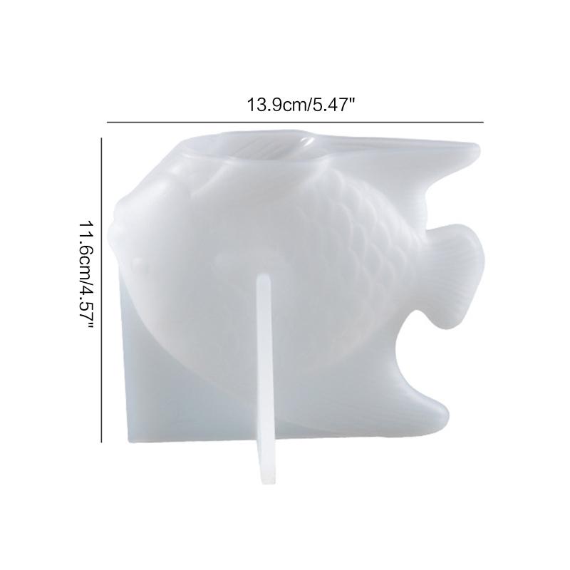 Fish Silicone Resin Mold DIY Fish Ornaments Wall Pendant Decor Desktop Decor Animal Resin Mold for Women DIY Craft