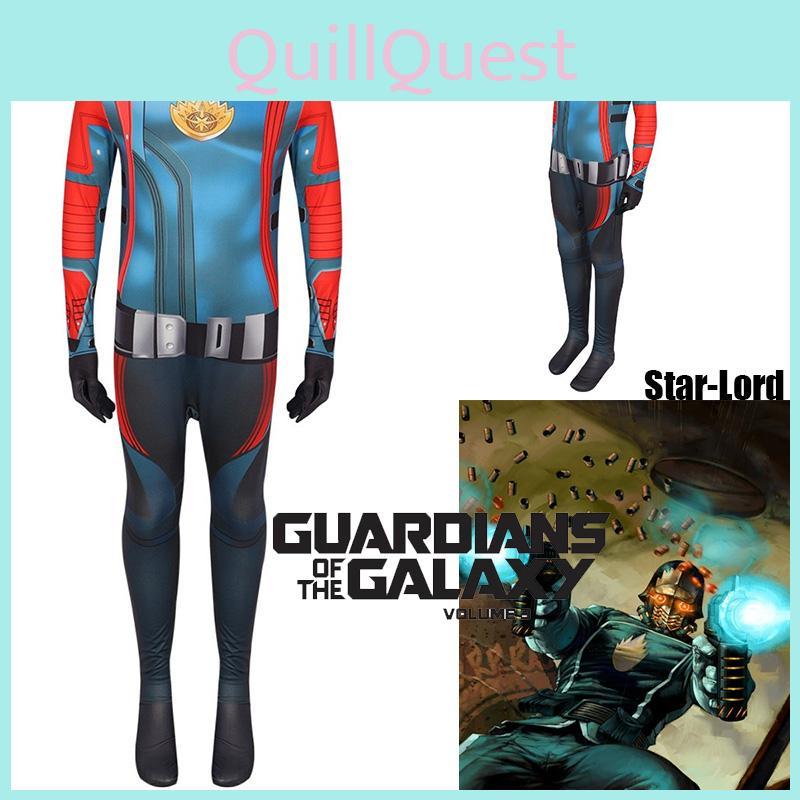 Mangguo Milky Silk Star-Lord kostýmní overal pro cosplay a Halloween, inspirovaný pouličním stylem