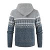 New Fleece Thickened Men's Sweater Plus Size Men's Casual Jacket Hooded