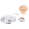 Wood Pot Cover Handle Kitchen Accessories Anti-Scalding Universal Replacementcap