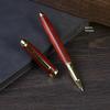 Brass & Sandalwood Signature Ballpoint Pen - Retro Rosewood Rollerball, Custom Engraving Available.