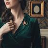 Pomegranate Enamel Fruit Brooch Rhinestone Decoration Brooches Jewelry  Dresses Decoration