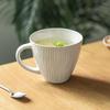 OLOEY Retro Embossed Ceramic Mug