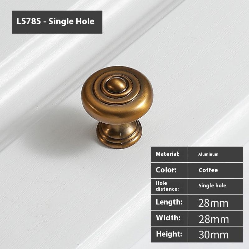 

1Pcs Antique Bronze Brass Pull Handles Vintage Cabinet Door Drawer Wardrobe Handles Knobs