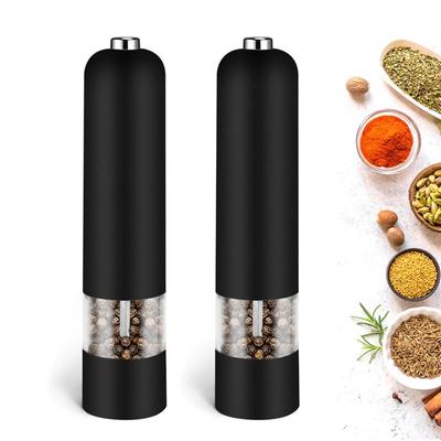 Automatic Salt Pepper Grinder Set Electric Spice Mill For Pepper Spice Adjustable Coarseness Kitchen Grinding Gadgets