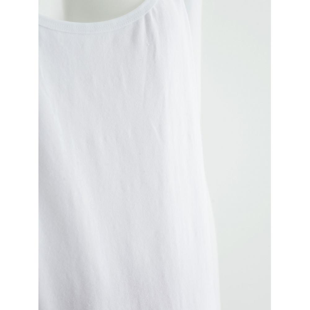 DaiSo Cotton WoMen S caMiSoLe M L 2 Pack White