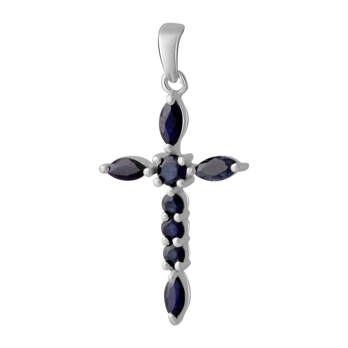 

Срібний хрестик із сапфіром 0.35ct (2053583) сапфіровий