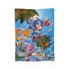 Shadow The Hedgehog Blankets Fleece Print   Multifunction Lightweight Throw Blanket for Sofa Outdoor Bedspreads