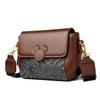 Women's bag new high-end fashion women's shoulder bag contrasting color splicing women's bag messenger bag