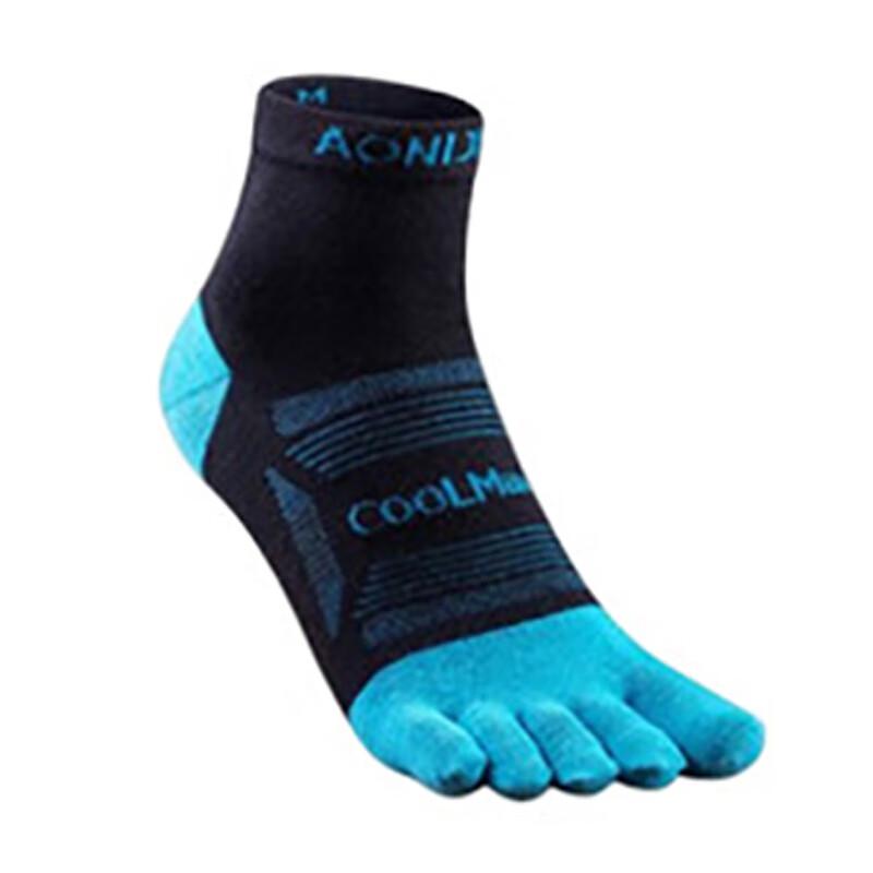 Aonijie Unisex Mid-Calf Five-Toe Marathon Running Socks E4802