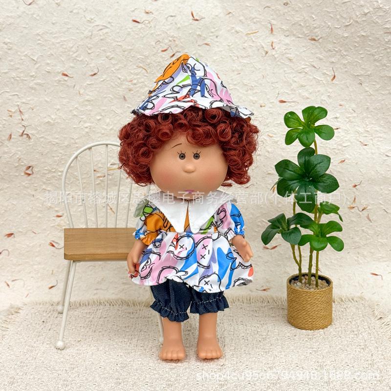 24cm Spanish Mia Potato Doll Dress-Up Set with Plush Outfit