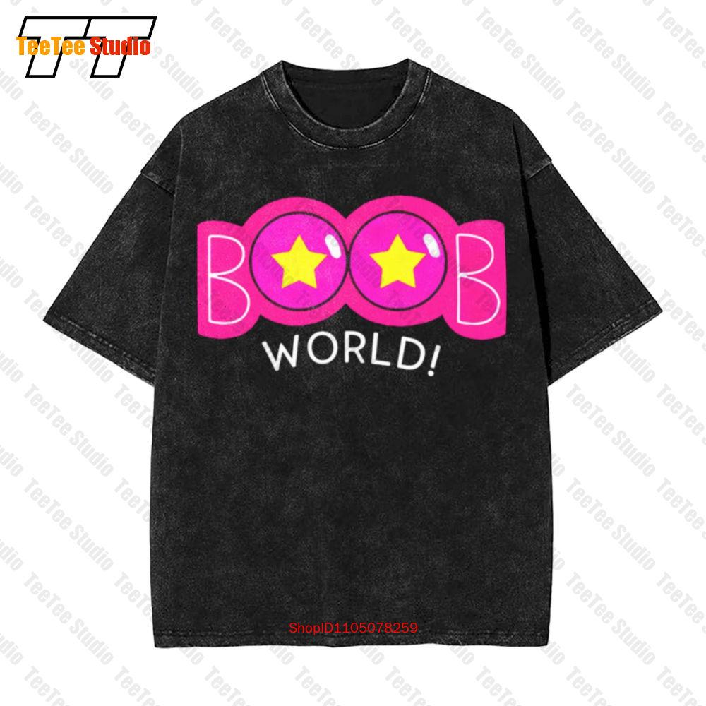 Boob World Vintage Oversized TShirt SSTI S