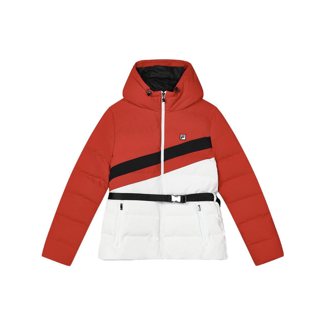 

New FILA Down Jacket Women s Legend Red F11W349925F-RD M