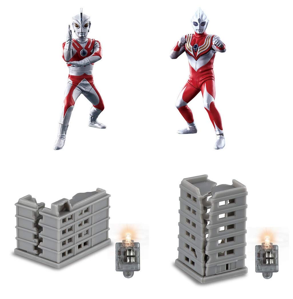 Ultimate Luminous Ultraman 11 Set of Bandai Gashapon [Complete 4]