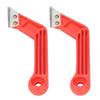 2 Pcs Set Grout Removal Tool Ergonomic Angled Grout Saw with 10 Blades for Tile Cleaning