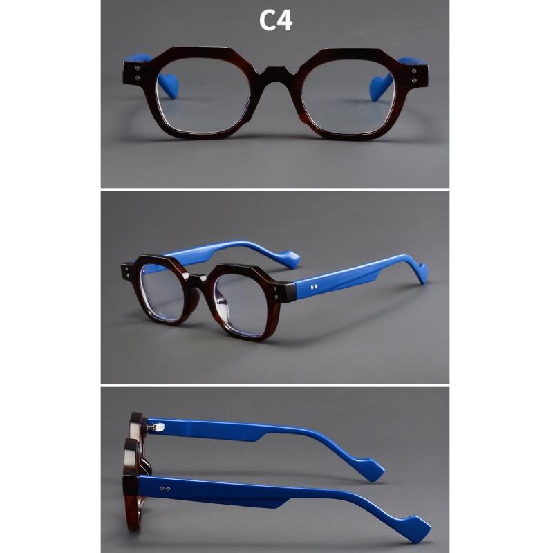 Women's glasses, men's and women's fashion polygonal glasses