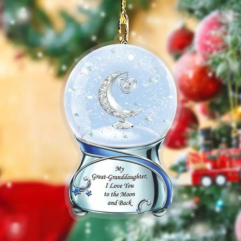 Acrylic Car Highquality Hanging Decoration Stylish Christmas Tree Ornament Homes For