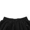 Li Ning X Jackie Chan Collaboration Kung Fu Series Solid Color Comfortable Casual Shorts Unisex shorts Black AKXW175-2